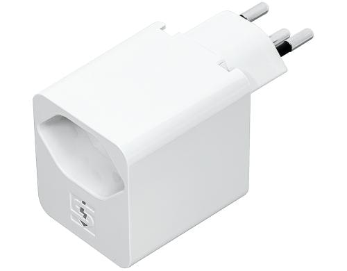 Abzweigstecker 1xT13, mit USB C 5V, 3A, 18W, weiss