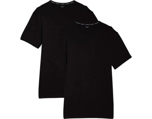 Calvin Klein 2P S/S Crew Neck Black, S