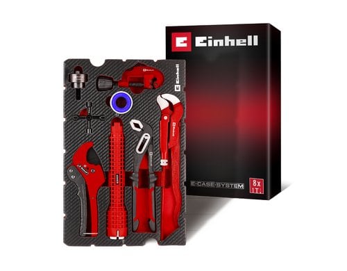 Einhell Werkzeug-Pad Sanitär, 8-tlg. E-Case Einleger