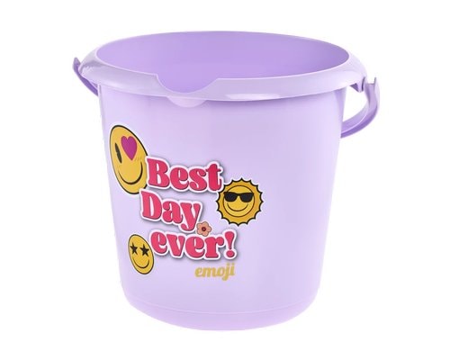 keeeper Deco-Eimer 10 l soft purple, ilvie emoji best day