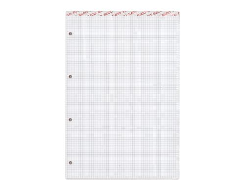 Elco Notizblock A4 4-Loch, 5 Blöcke 4mm kariert, hochweiss, 70g/m2,