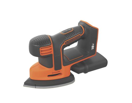 Black+Decker Dreieckschleifer Mouse, 18V ohne Akku und Ladegerät