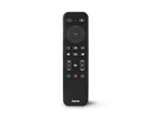 Fernbedienung, f. TV + Streaming-Button Netflix, Prime, Disney+, programmierbar