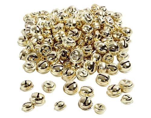 Creativ Company Glöckchen 13 + 15 + 17 mm 220 Stück