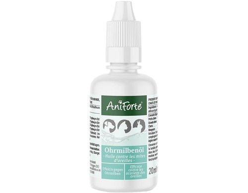 AniForte Ohrmilbenöl 20ml für Hunde und Katzen