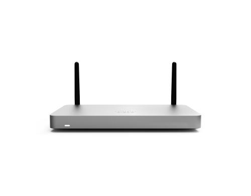 Meraki MX67W: Cloud Managed SA, ext. Ant. WLAN 802.11n/ac, bis 1.2Gbps, 2xGE WAN