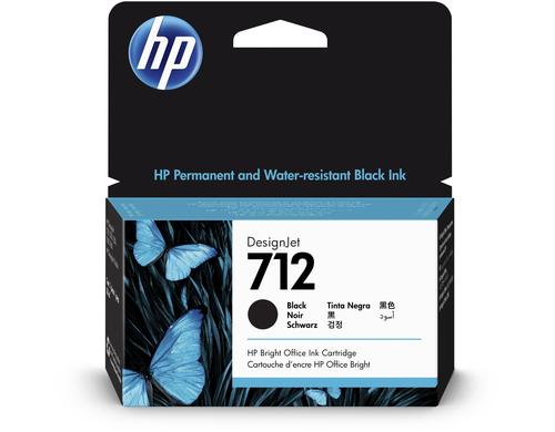 HP Tinte Nr. 712 - Black (3ED70A) DesignJet T200, T600, 38ml