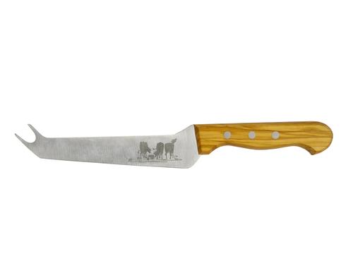 Heidi Cheese Line Käsemesser für Hardkäse Griff Olivenholz, Länge 16cm