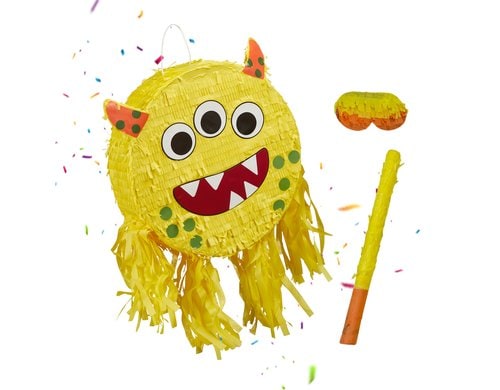relaxdays Pinata Monster Mehrfarbig