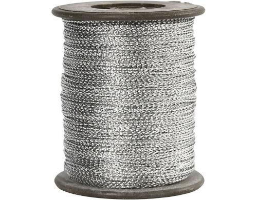 Creativ Company Anhängerband 0.5 mm 100 m, silber