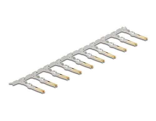 Delock D-Sub Crimp Buchse Goldbeschichtung, 40 Stück