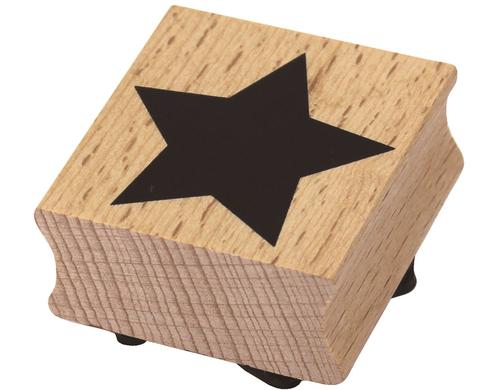 Artoz Stempel Stern 40 x40 x H19mm, Buche