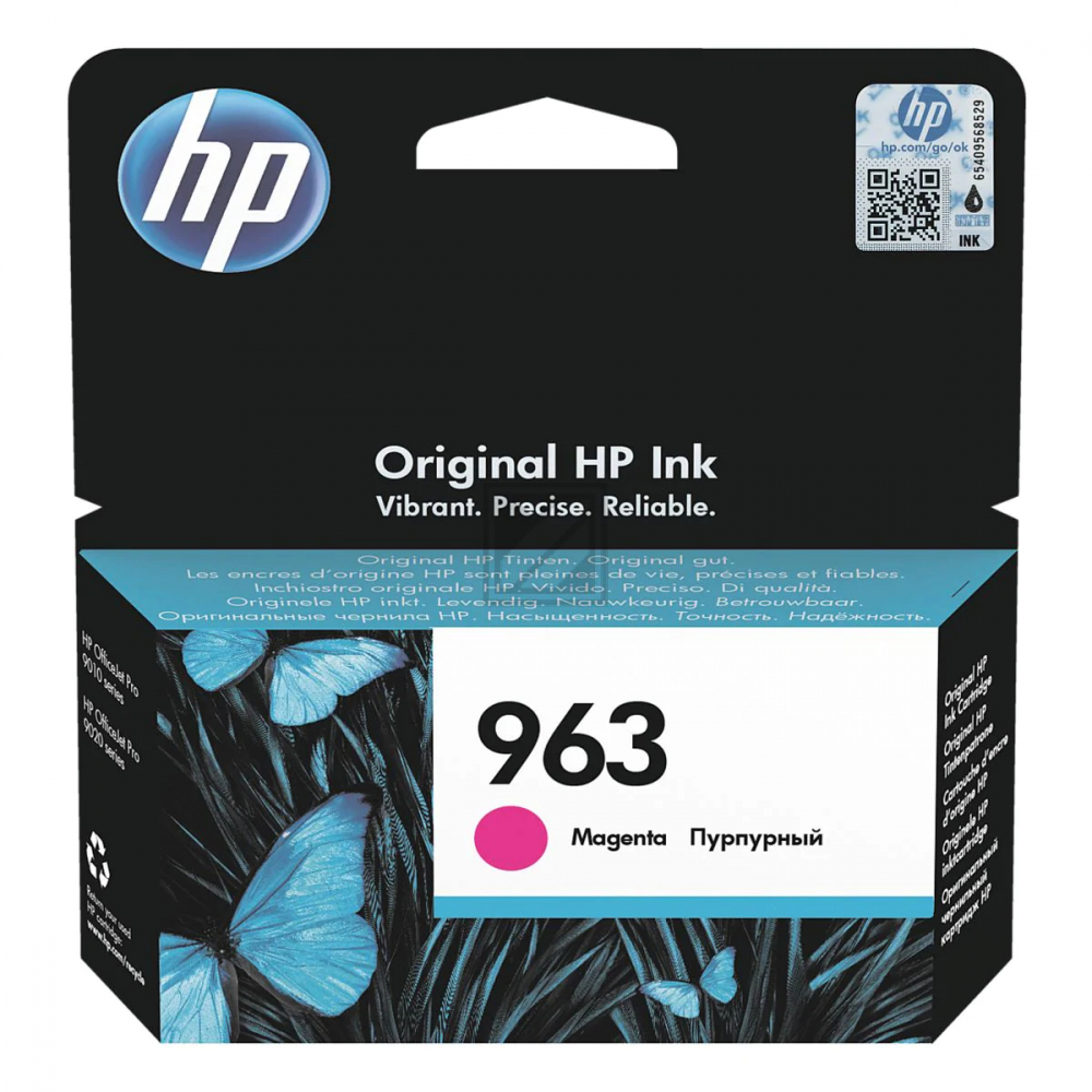 HP Tinte Nr. 963 - Magenta (3JA24AE) Seitenkapazität ~ 700 Seiten