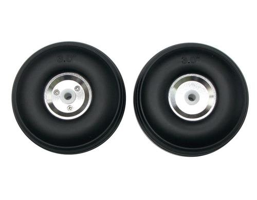 Flugmodellrad mit Alufelge Ø 76mm 2 Stück