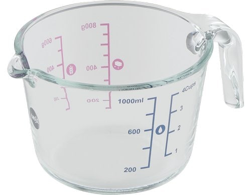 Emsa Messbecher PREP & BAKE Glas, 1 Liter