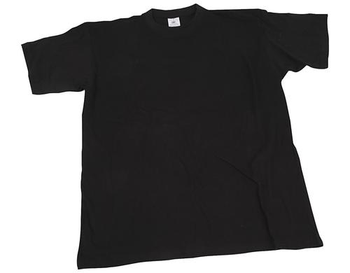 Creativ Company T-Shirt uni schwarz 9 - 11 Jahre, Breite 42 cm
