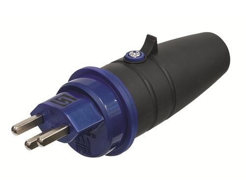 STEFFEN STEKO TPE-Stecker T23 IP55 grau/blau