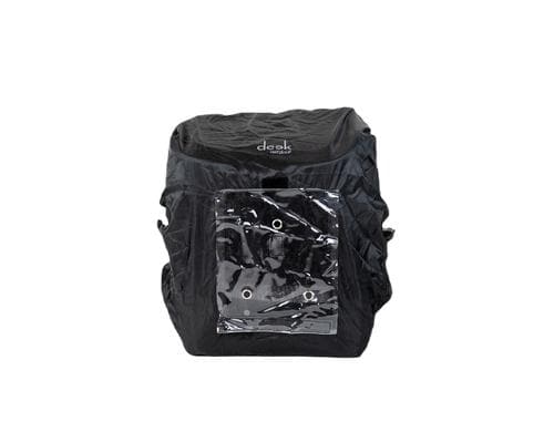 deek Regenschutz für Hunderucksack schwarz