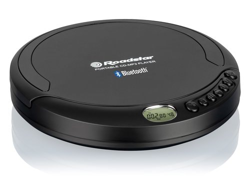 Roadstar PCD-499BT, Schwarz Portable CD Player mit BT Adapter