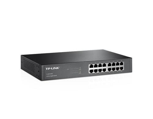 TP-Link TL-SG1016D: 16Port Switch, 1Gbps lüfterlos, 16x Gbps, Desktop