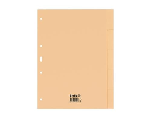 Biella Blanko-Register 5-teilig, braun