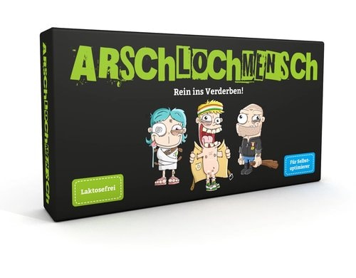 Arschlochmensch Alter: 16+, 3-6 Spieler