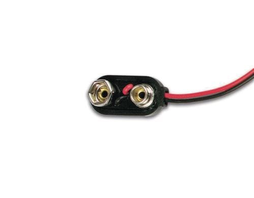Velleman BS-IR 9V Batterieclip mit Lötanschlusskabel