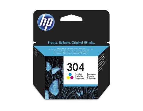 HP Tinte Nr. 304 - Dreifarbig CMY (N9K05AE) 2ml, Seitenkapazität ~ 100 Seiten