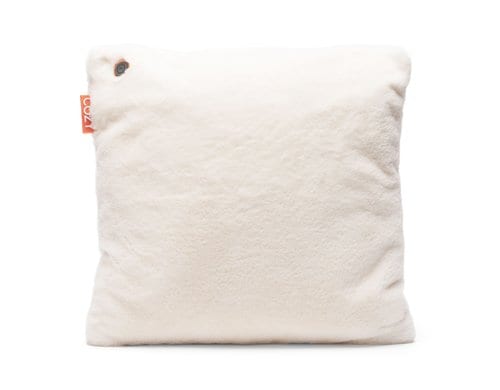 Bodi-Tek Cozy Heizkissen Una Fell beige 45x45 cm, kabellos mit Powerbank 10'000 mAh