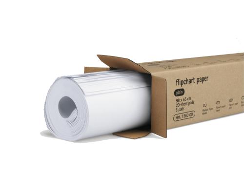 Legamaster Flipchart Papier blanko Zubehör Flipchart, 5er Pack