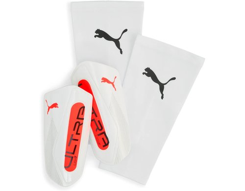 PUMA Shinguards ULTRA Light Sleeve Grösse: L, Farbe: white
