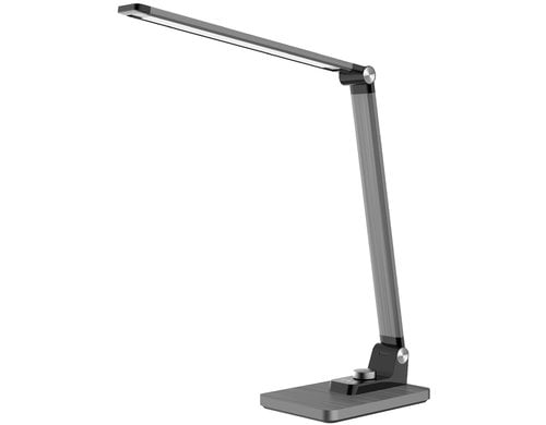 Hansa LED Tischleuchte Breeze 9 Watt, grau metallic