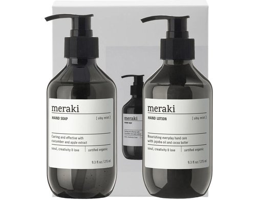 meraki Geschenkset Silky Mist Handseife & Handlotion je 275 ml