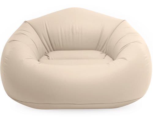 Intex Aufblasbareer Sesse Beanless Bag Beige matt, 137x127x74 cm