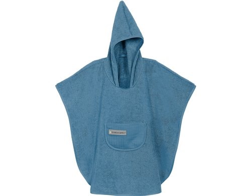 Odenwälder Frottee-Badeponcho spaceblue