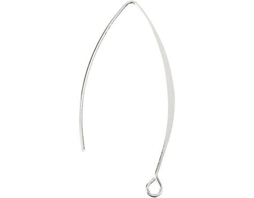 Creativ Company Ohrring 4 Stück Metall, Lochgrösse: 2 mm