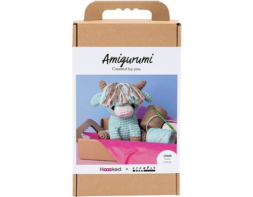 Creativ Company Bastelset Amigurumi Häkelset Kuh