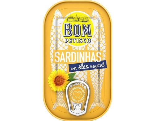 Bom Petisco Sardinen in Pflanzenöl 120 g