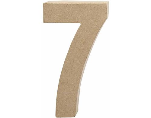 Creativ Company Papp-Zahl 7 Höhe: 20.5 cm