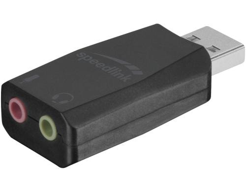 Adapter USB zu Mikrofon und Kopfhörer verbindet PC mit Kopfhörer und Mikr.-Buchse