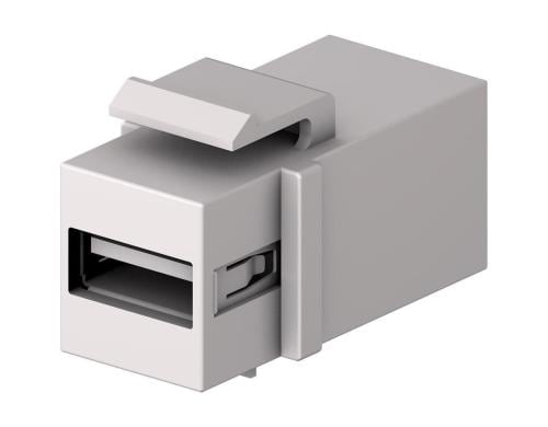 CeCoNet Keystone Modul USB A-B weiss A-Buchse-B-Buchse, weiss