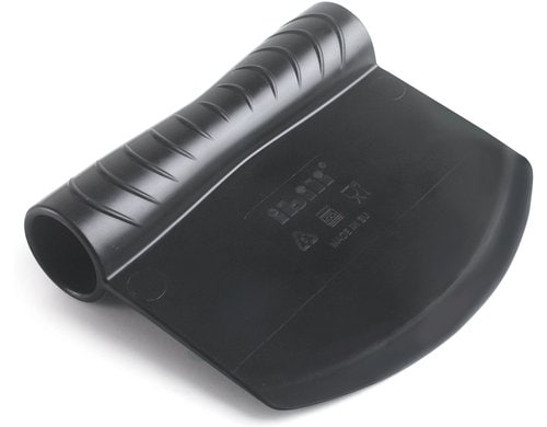 Ibili Teigschaber schwarz gewölbt Kunststoff 11,5 cm