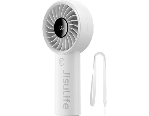 Jisulife Handheld Fan 4 Ventilator Grau 3600mAh