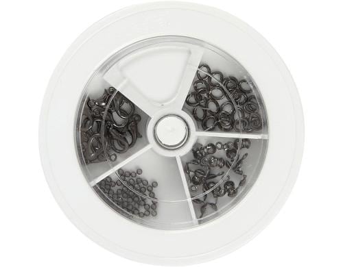 Creativ Company Verschlussset anthrazit Verschlussset anthrazit 4 sorten