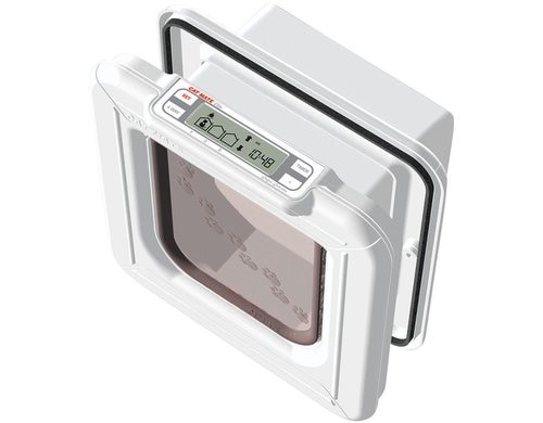 Cat Mate ELITE Microchip Katzentüre weiss selbstreinigende Katzentoilette