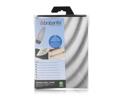 Brabantia Bügelbrett-Überzug Komplett Titan für Bügelfläche 135x45cm