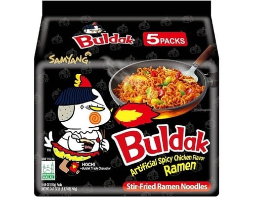 Buldak Hot Chicken Ramen Original 5 x 140 g