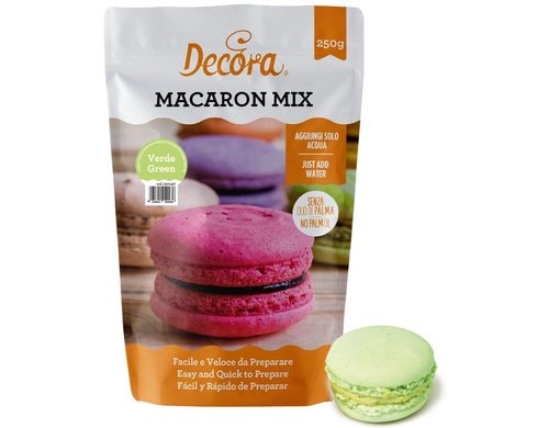 Macaron Backmischung - grün 250 g