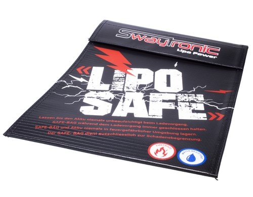 Swaytronic LiPo safe bag schwarz 300 x 230mm