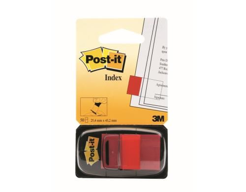 3M Post-it Index 680-1 50 Streifen à  25.4 mm x 43.2mm rot